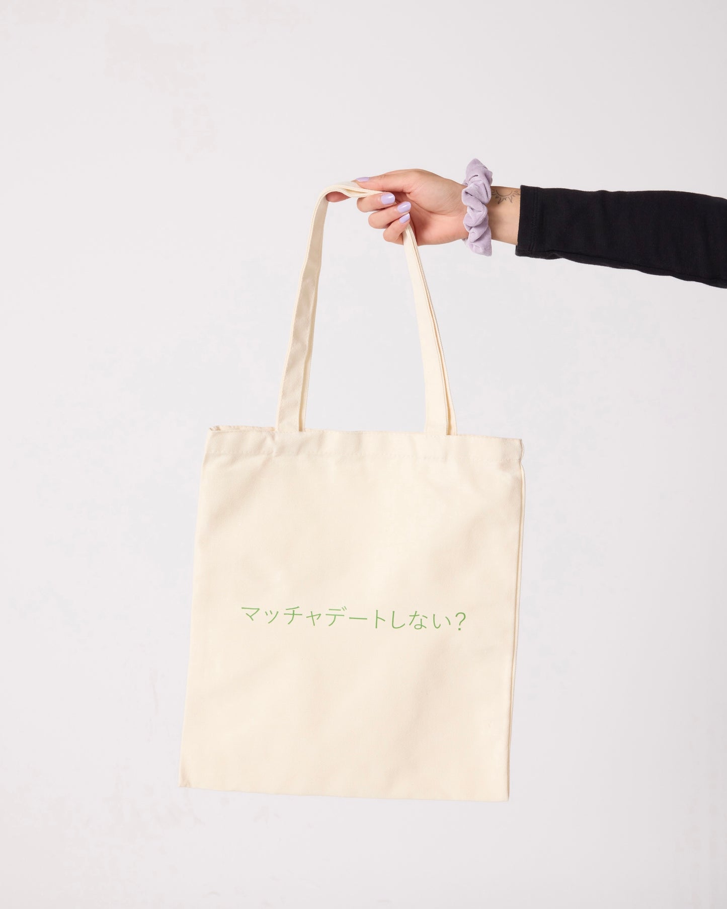 Meachy Matcha Tote Bag “Do you wanna go on a matcha date?”