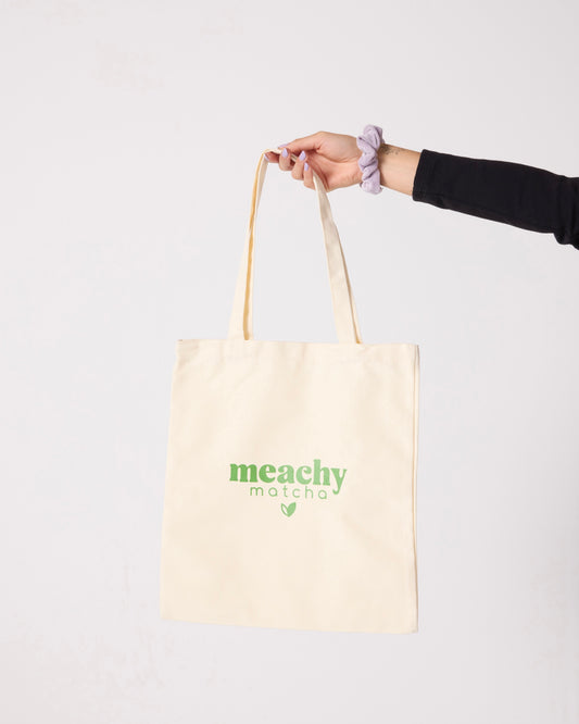 Meachy Matcha Tote Bag “Do you wanna go on a matcha date?”