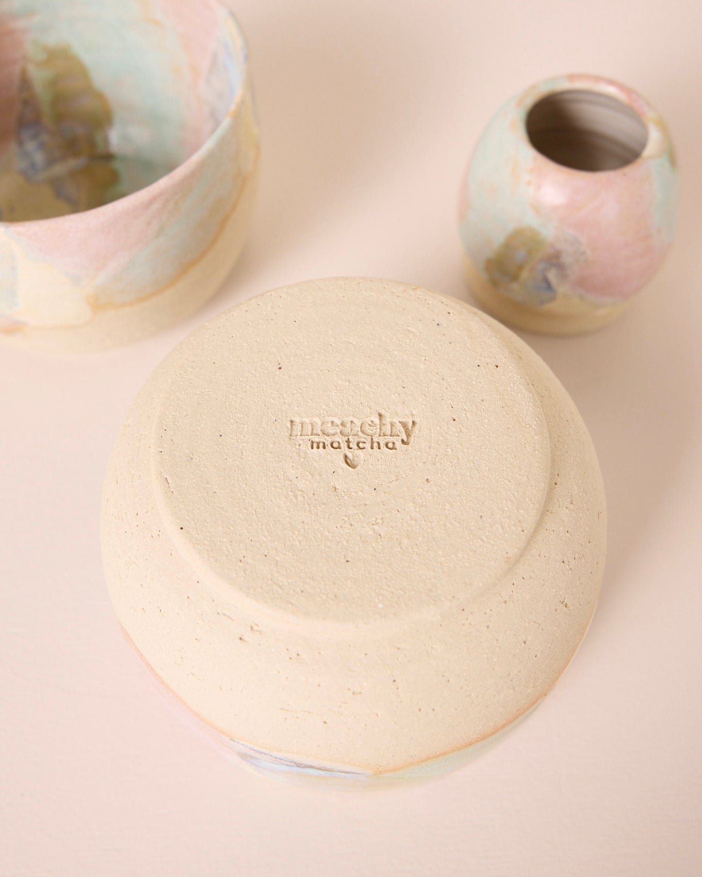 Meachy Matcha x Ceramics by J Matcha Bowl